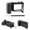 SZZCNOX Camera Cage for DJI Action 5 Pro/4/3 Action Camera Housing Case, Integrated Street Photography Handle Protective Frame Cage with Cold Shoe Mount for Light/Microphone view 1