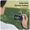 SZZCNOX Camera Cage for DJI Action 5 Pro/4/3 Action Camera Housing Case, Integrated Street Photography Handle Protective Frame Cage with Cold Shoe Mount for Light/Microphone view 3