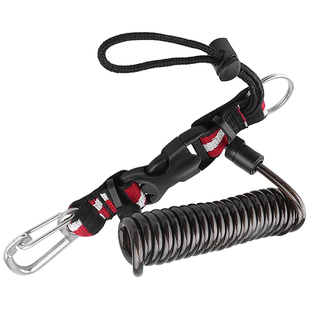 Pryntopha Quick Disconnect Rotating Snap Hook Lanyard Professional Scubas Gear for Attaching Underwater Cameras Light Corrosions Diving