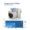 1 Pcs Cat6a Cat7 Cat8 Jack, RJ45 STP Zinc Alloy Module Shielded Adapter 40 Gigabit(CAT7 STP) view 4