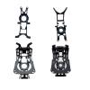 Gimbal Mounting Upper/Lower Brackets Compatible for DJI Mavic 3/3C/3 Pro/3T Vibration Shock Absorbing Board Rubber(M3 Upper Bracket) view 2