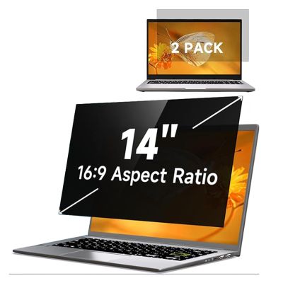 LINGDSWULING 14 Inch 16:9 Laptop Privacy Screen Filter Shield and Anti-Glare Protector 24 Inch Computer Privacy Screen Filter No Bubbles Screen Protector(22inch/47.4x29.6 cm)