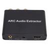 Zunate ARC Adapter, 192KHz HDMI Audio Extractor with Optical Coaxial Output, Auto Signal Muting Converter for TV to Soundbar Home Theater System, Aluminum Alloy Build view 1