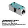 2PCS RJ45 Coupler Ethernet Extender 1000Mbps, Cat6A Cat6 Cat5e Ethernet Adapter LAN Connector view 3