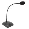 PUSOKEI Gooseneck Condenser Broadcast Microphone for Desktop Conference, 100Hz-16KHz Frequency Response, Single Directional with Noise Reduction, 360 Adjustable, Easy PC Connection view 1