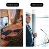 PUSOKEI Gooseneck Condenser Broadcast Microphone for Desktop Conference, 100Hz-16KHz Frequency Response, Single Directional with Noise Reduction, 360 Adjustable, Easy PC Connection view 3
