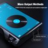 Asixxsix MP3 Player with Bluetooth 4.0, 4 Inch IPS Touch Screen Music Player Lossless 16GB RAM Quad Core Digital Audio Player for Kids Gifts, Family Office Travel (16GB RAM and 128GB Memory Card) view 3