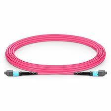 Fiber Jumper MTP (Female) to 4 LC Connector; 6M Length
