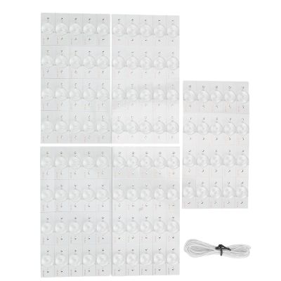 100Pcs SMD Lamp Beads, 3V TV Optical Lens Fliter LED Strips LED Backlight Beads for 3265in LEDTV Repairs