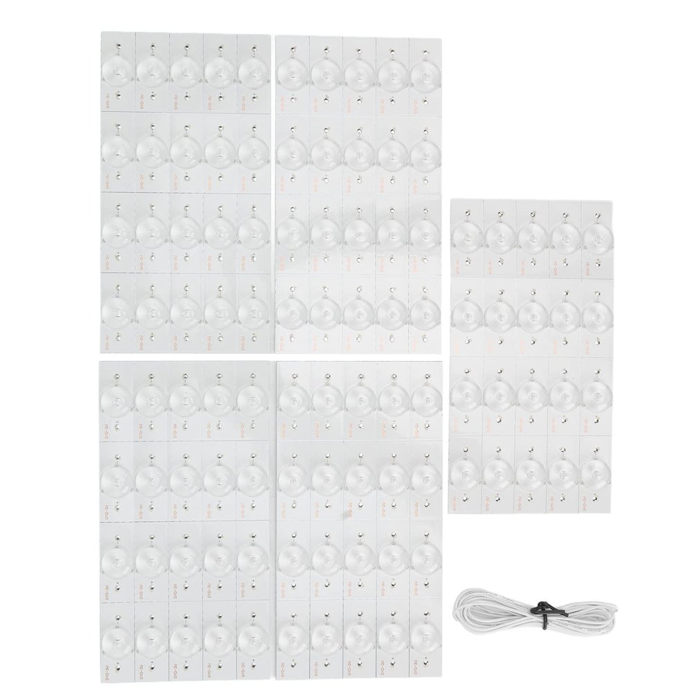100Pcs SMD Lamp Beads, 3V TV Optical Lens Fliter LED Strips LED Backlight Beads for 3265in LEDTV Repairs