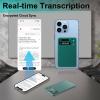 AI Voice Recorder with ChatGPT Transcription, 64GB Memory, 112 Language Support, 30 Hour Recording Time, Mobile App Control for Lectures, Meetings, Calls view 2
