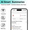 AI Voice Recorder with ChatGPT Transcription, 64GB Memory, 112 Language Support, 30 Hour Recording Time, Mobile App Control for Lectures, Meetings, Calls view 3