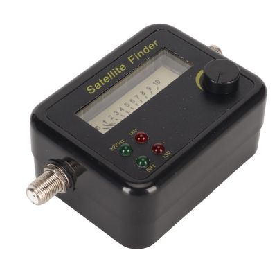SUNGOOYUE Digital Satellite Signal Finder, 950-2150MHz Frequency Range, ABS Construction, C and Ku Band Compatible, with LNB to REC Connector, Professional Installation Tool