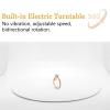 Memykoy Electric Rotating Dimmable Photography Tent Kit with Brightness Adjustable, Dimmable Jewelry Shooting Tent Softbox, Removable Black Background T20 view 4
