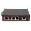 SUNGOOYUE Industrial 5-Port Ethernet DIN Rail Switch, Aluminum Alloy Construction, -40F to 185F Temperature Range, Dual Power Input, 10/100Mbps, 4.6x3.1x1.2 Inches view 3