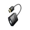 LOKLNEYK 1080P HD HDMI-VGA Converter, Compatible for VentionMale to Female + 3.5 Jack Audio Cable for Xbox/PS4/PC/Laptop/Projector(No Audio No Power) view 1