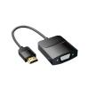 LOKLNEYK 1080P HD HDMI-VGA Converter, Compatible for VentionMale to Female + 3.5 Jack Audio Cable for Xbox/PS4/PC/Laptop/Projector(No Audio No Power) view 2