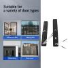 Smart Door Entry Lock, Electronic Keyless Entry Lock with Fingerprint Password Card, IP65 Digital Keypad Lock for 35mm to 80mm Doors, Smart Home Security Lock with APP C view 2