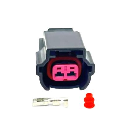 1/5/10/20/50 Sets 2 Pin 6189-1152 Fuel Injector Connector 6195-0043 Female Plug 06A973722 for for A4 A6 Q3 Q50(Green)