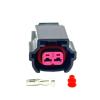 1/5/10/20/50 Sets 2 Pin 6189-1152 Fuel Injector Connector 6195-0043 Female Plug 06A973722 for for A4 A6 Q3 Q50(Green) view 1