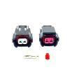 1/5/10/20/50 Sets 2 Pin 6189-1152 Fuel Injector Connector 6195-0043 Female Plug 06A973722 for for A4 A6 Q3 Q50(Green) view 2