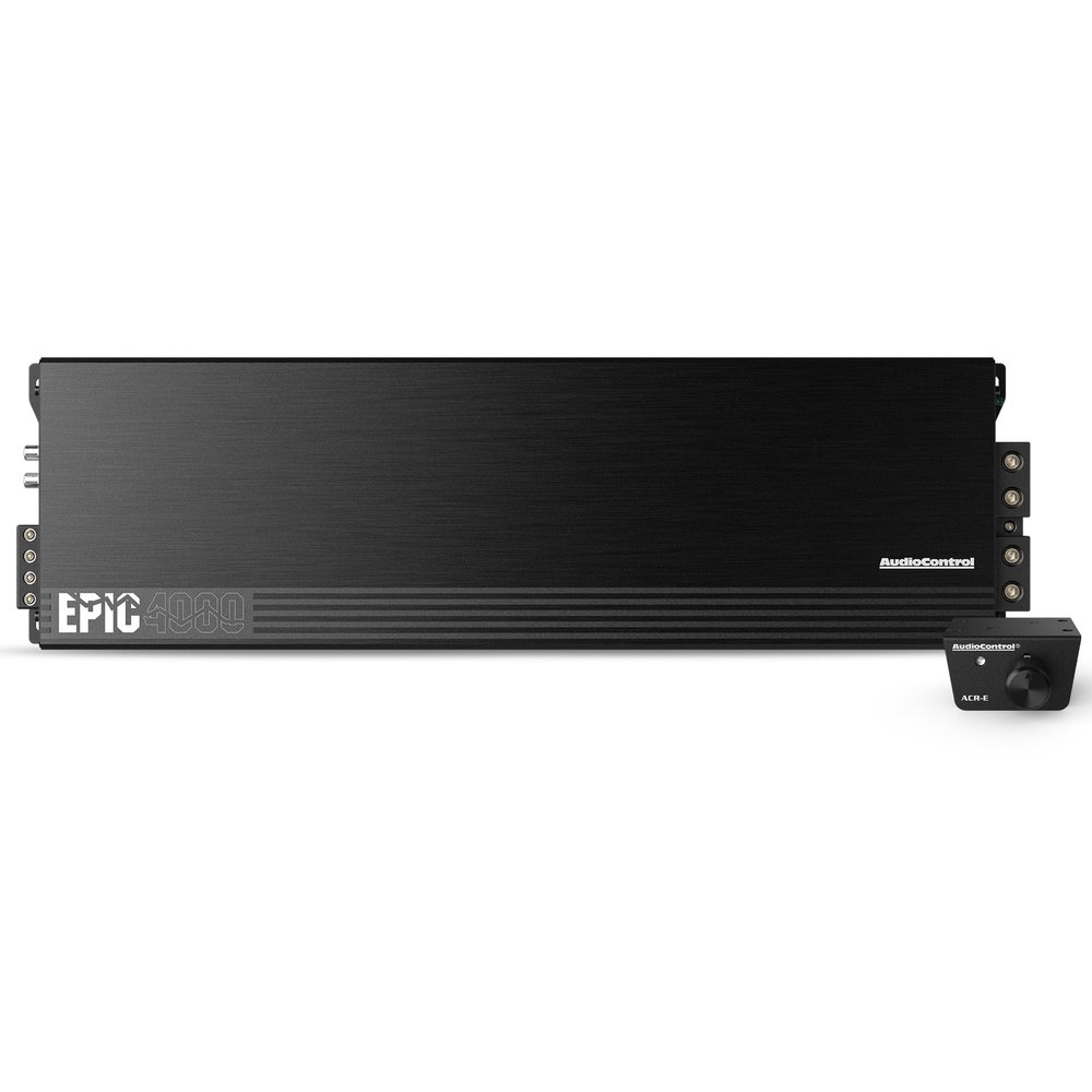 AudioControl EPIC4000 Competition-Grade Monoblock Amplifier Car Audio 4000W RMS, Class D Subwoofer Amplifier with Low Pass & Subsonic Filter, Bass Equalizer, Includes Bass Knob for Amp, Epicenter Link