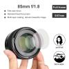 Compatible for Canon EOS EF Mount 85mm F1.8 Full Frame Auto Focus Portrait Lens view 3