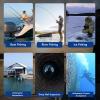 XUMIUZIY Underwater Fishing Camera 1080P HD, Portable Fish Finder with 4.5" OLED Display & IR Night Vision Light, 220 Wide Angle, 25M Cable, for Ice Lake Boat Fishing view 3