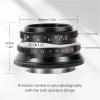 Compatible for Fuji X 25mm F1.7 APS-C Manual Focus Prime Lens RF Z M4/3 E Mount(E-Mount(FE)) view 4