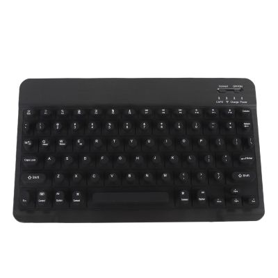 Bewinner Wireless Bluetooth Keyboard with Silicone Cover, Slim Quiet Keyboard for Long Nails & Acrylic Nails, Ultra Thin Portable Rechargeable for Wins for Android for OSX (Black)