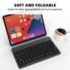 Bewinner Wireless Bluetooth Keyboard with Silicone Cover, Slim Quiet Keyboard for Long Nails & Acrylic Nails, Ultra Thin Portable Rechargeable for Wins for Android for OSX (Black) view 3