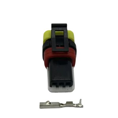 1/5/10/20/50 Sets 3 Pin 1-936527-2 Auto Connector Headlight Cable Socket Light Height Adjustment Motor Plug for(5 Sets 3p Female)