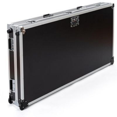 Displays2go Rolling Hard Case for 43" Digital A-Frame Displays  Lockable Storage with EVA Foam Padding & Handles (DCASEAFR43)