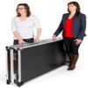 Displays2go Rolling Hard Case for 43" Digital A-Frame Displays  Lockable Storage with EVA Foam Padding & Handles (DCASEAFR43) view 4