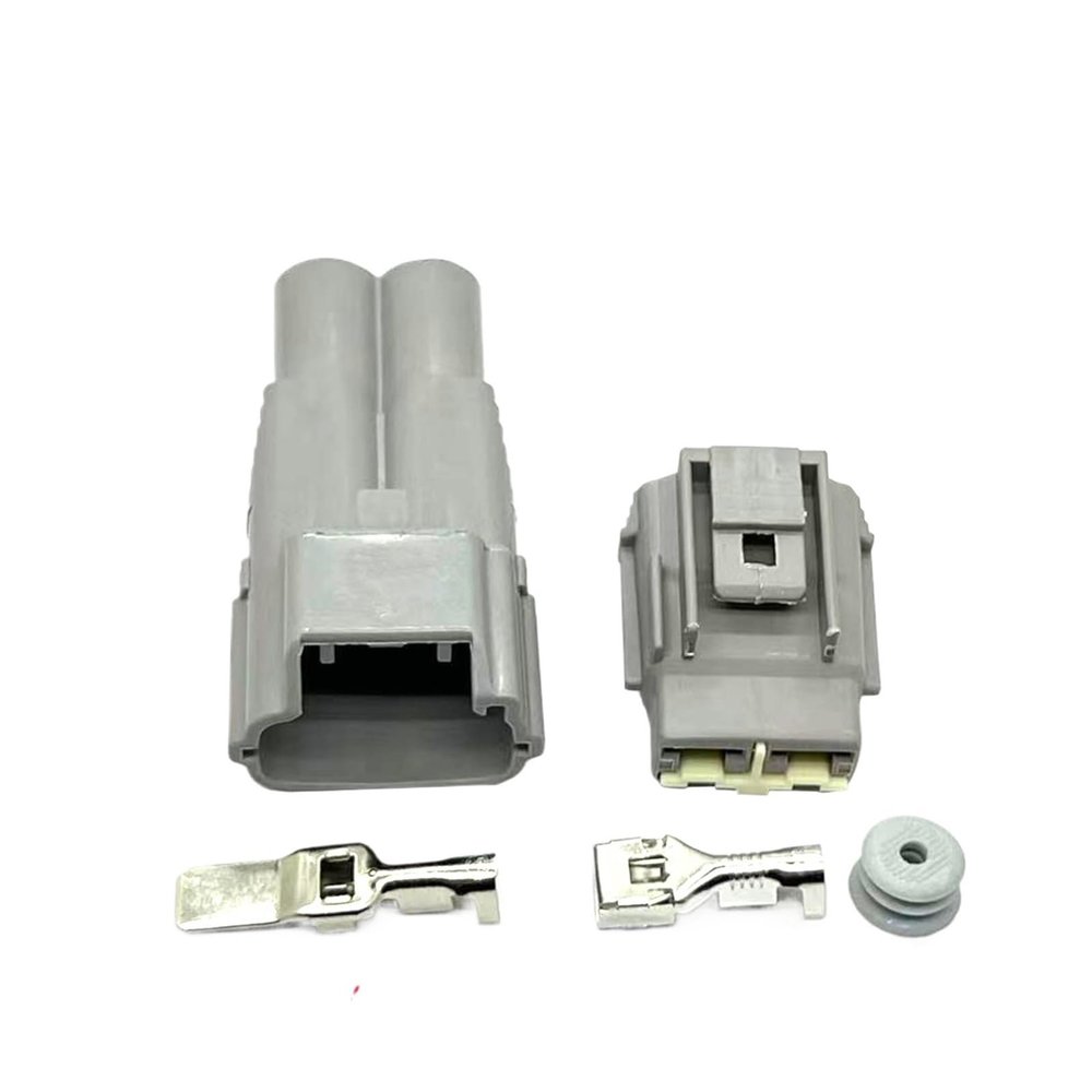 1/5/10/20 Sets 2 Pin 7.8mm 6188-0096 Camion Pesante Grande Spina Di Corrente Connettore Impermeabile Per 6189-0172 for(1 Set Male Female)