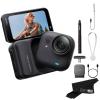 Insta360 GO Ultra Standard Bundle Midnight Black- Tiny Mighty Hands-Free 4K Cam, Lightweight, Low Light Excellence, Mount Anywhere| Bundle Includes Selfie Stick, Quick Release Mount view 1