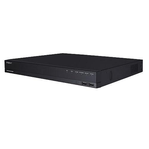 Hanwha Vision ARN-1610S 16-Channel PoE NVR, 80Mbps, Black, No HDD