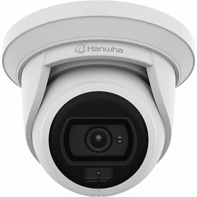 Hanwha Vision ANE-L7012L A Series 4MP Super-Compact White Light Flateye Camera, 3mm Lens, IP66, IK10