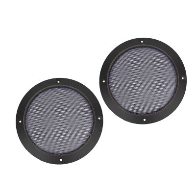 2PCS Black Car Grill Mesh Enclosure Net Protective Cover for Car Subwoofer 2In 3in 4in 5in 6.5in 8inches