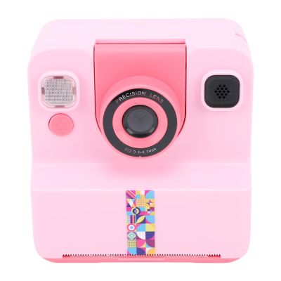 Wisoqu Kids Instant Print Camera, 2.4 Inch Screen 1080P Video Recording with 3 Second Thermal Printing, for Boys Girls Ages 3 12 (Pink)