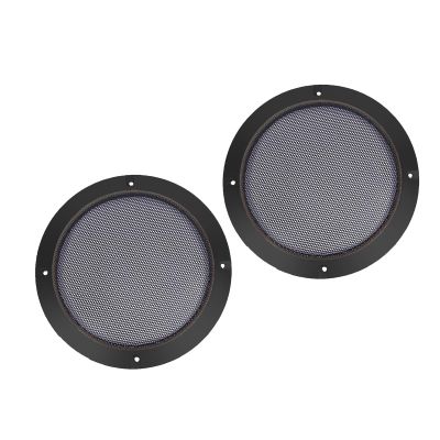 2PCS Black Car Grill Mesh Enclosure Net Protective Cover for Car Subwoofer 2In 3in 4in 5in 6.5in 8inches
