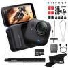 Insta360 GO Ultra Standard Black Motorcycle Bundle- Tiny Mighty Hands-Free 4K Cam, Lightweight, Low Light Excellence| Bundle Includes Selfie Stick, Quick Release Mount, Moto Bundle, 128GB Card view 1