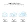 Google WiFi - AC1200 - Mesh WiFi Router System + Wall Mounts for Google - 1500 Sq Ft Coverage - Seamless Signal for Smart Home Devices - 1 Pack - Snow view 4