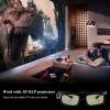 Dpofirs GL1800 Projector 3D Glasses Active Shutter DLP Link Rechargeable for All DLP Link Projectors with Optical Communication Method,LED Indicator Light Flicker (Black) view 4