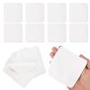 25 Pieces Chamois Cloth for Pottery, Suede Smoothing Pot Cleaning Cloth for Window Cameras Phones Doors- White view 3
