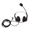 ChiweiJ H360D 2.5 Telephone Headset, Binaural Call Center Headphones with HD Noise Canceling Mic, 2.5mm Plug for Office Customer Service Teleconferencing PC Computer, Lightweight Comfortab view 1