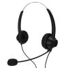 ChiweiJ H360D 2.5 Telephone Headset, Binaural Call Center Headphones with HD Noise Canceling Mic, 2.5mm Plug for Office Customer Service Teleconferencing PC Computer, Lightweight Comfortab view 2