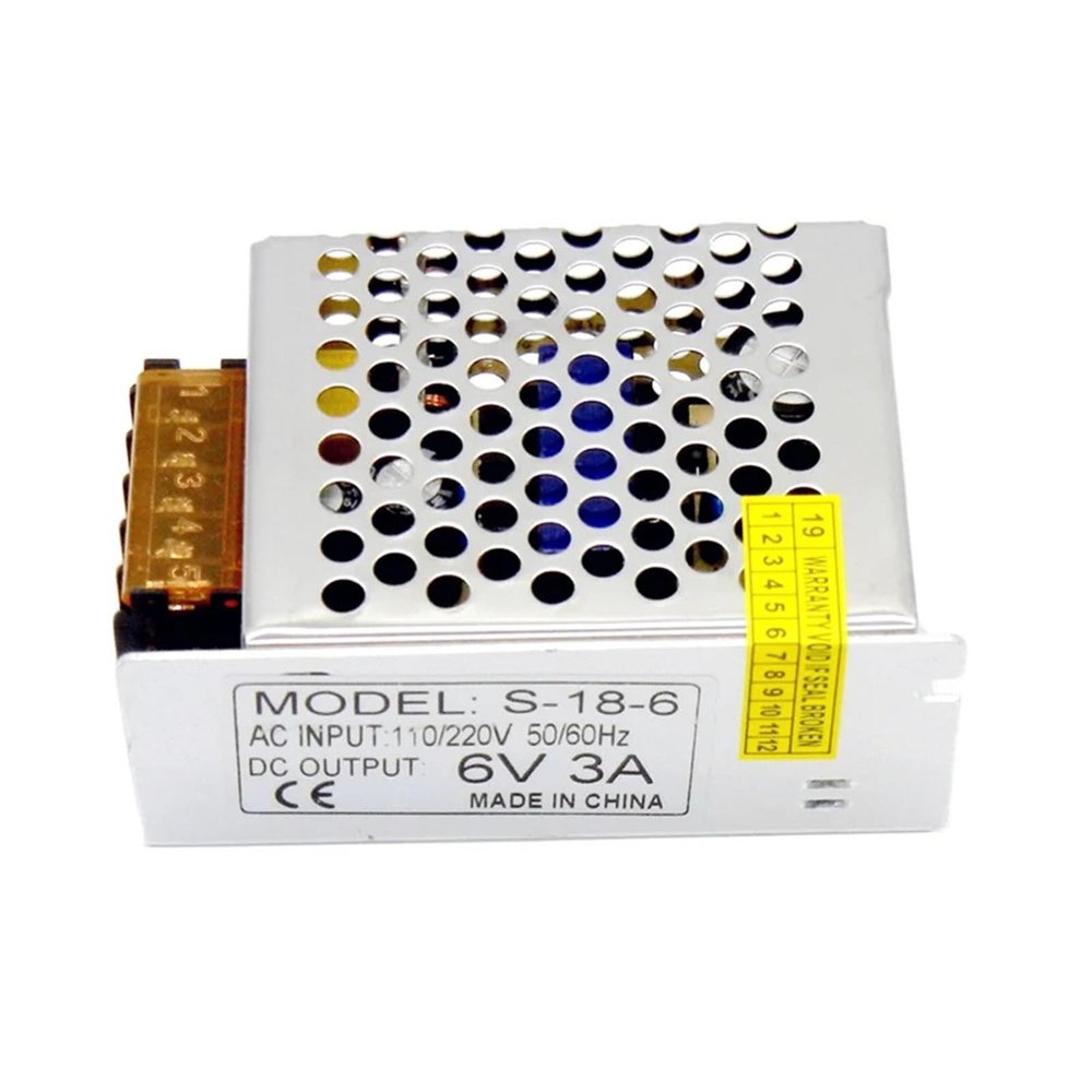 DC 6V 3A 4A 5A 6A 10A 50A 60A Regulated Switching Power Supply Voltage Regulator 18W 60W 300W 360W AC 110V 220V Source Adapter(4A 24W)