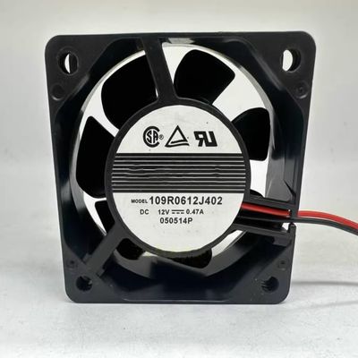109R0612J402 DC 12V 0.47A 60x60x25mm 2-Wire Cooling Fan