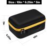 Case Compatible with Kodak Dock Plus for Liene M100 for Kodak Dock Premium Wi-Fi 4x6 Instant Photo Printer. Bluetooth Photo Printing Holder for Adapter, Cartridge(Black & Yellow Zipper) view 3